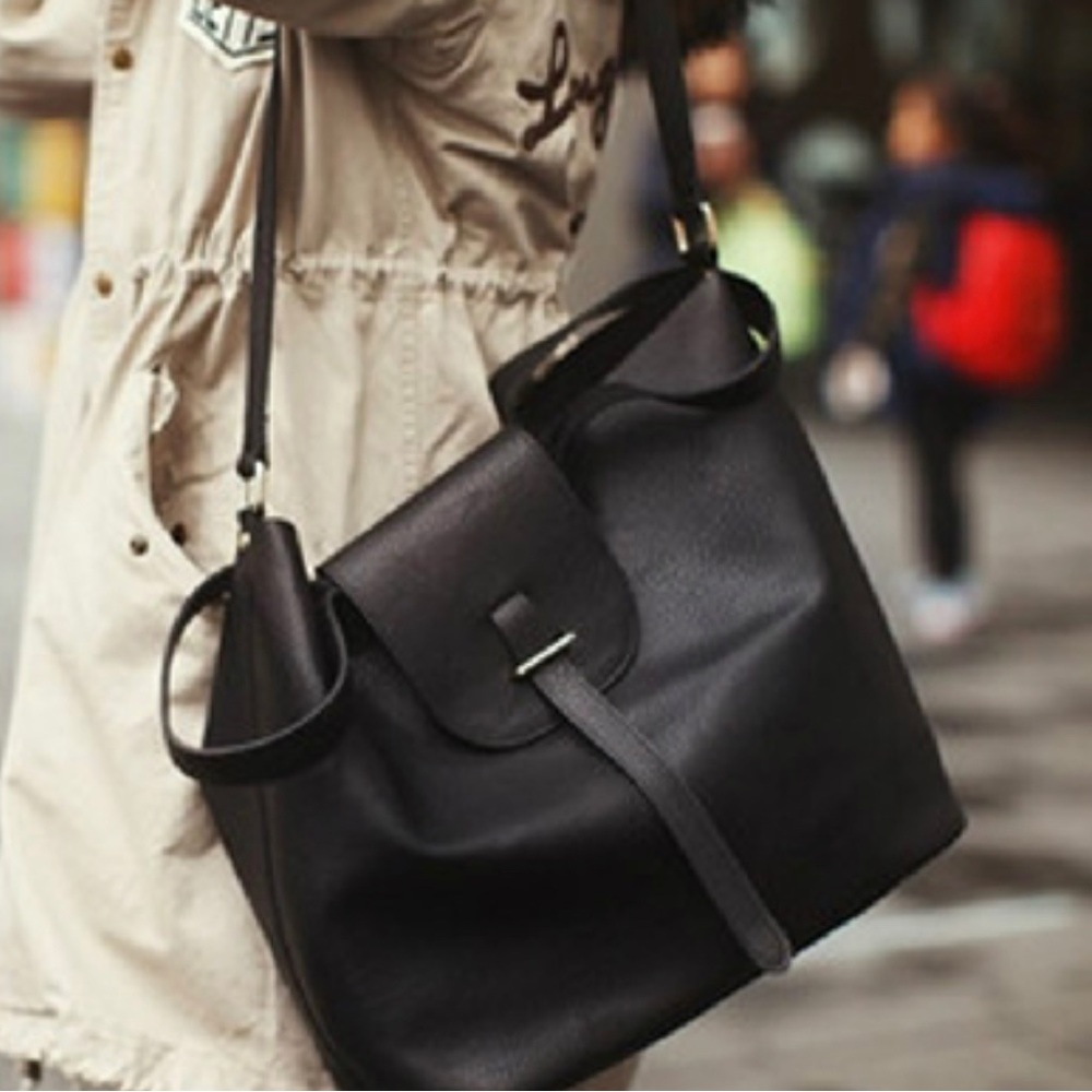 Le Junev Suede Crossbody Shoulder Messenger Bag